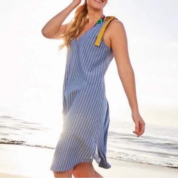 Matilda Jane Dresses & Skirts - Matilda Jane Blue Chambray 100 % Cotton Dress SZ Small